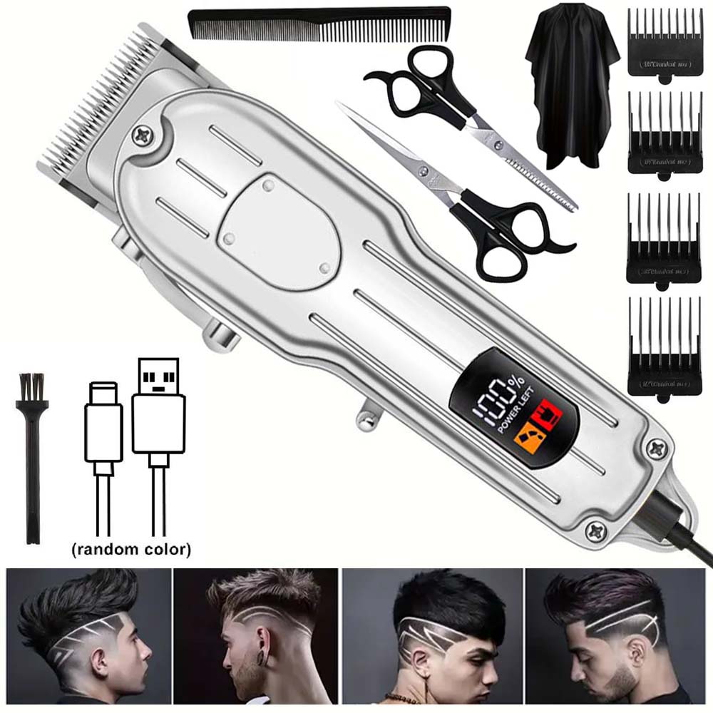 Mens Grooming Barber - Professionele haarclippers voor mannen - Draadloze