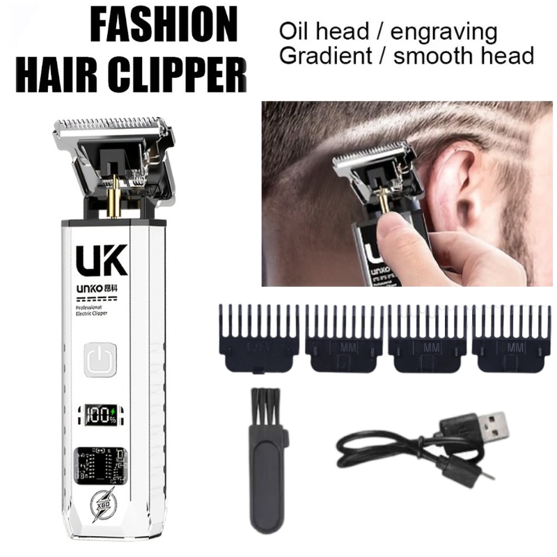 Mens Grooming Barber - Elektrische tondeuse voor mannen Draadloze baardtrimmer