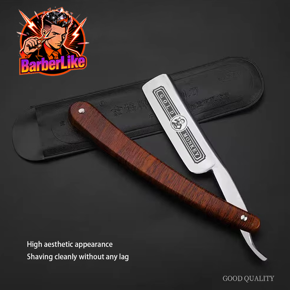 Men'S Grooming Barbershop - Klassiek handmatig kapperszaak opvouwbaar scheermes scheermes