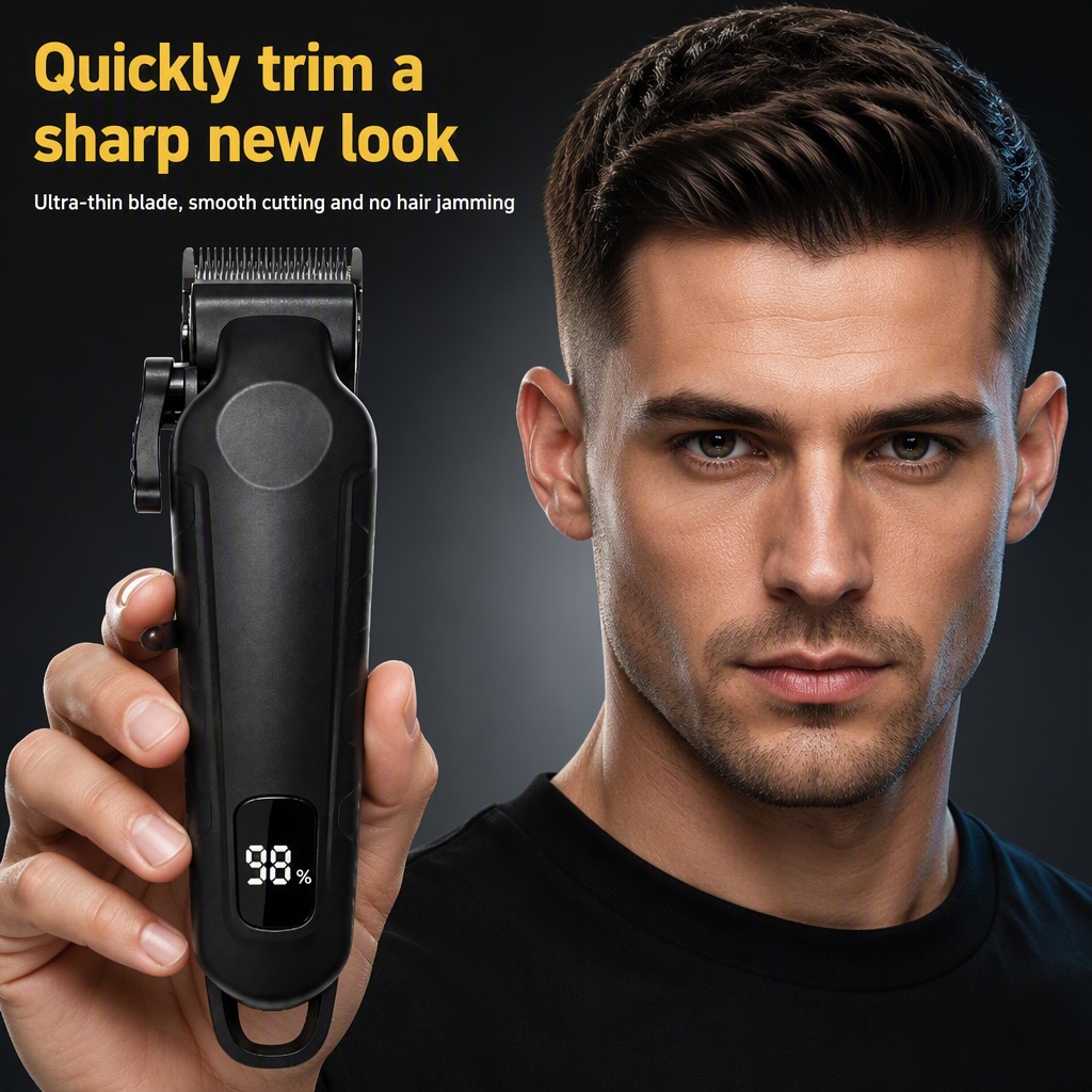 Hair Clipper Professional - Professionele nieuwe elektrische tondeuse, elektrische scheerkop,