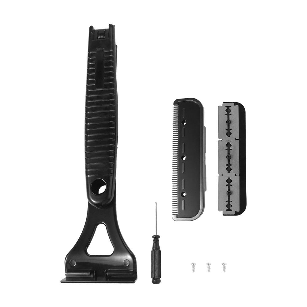 Men'S Grooming Hair Removal - Opvouwbare mannen-rugshaver met verwisselbare mesjes, nat
