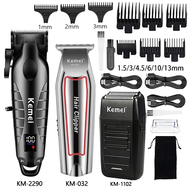 Mens Grooming Barber - Haarkapper tondeuse haar knipmachine trimmer snoerloos