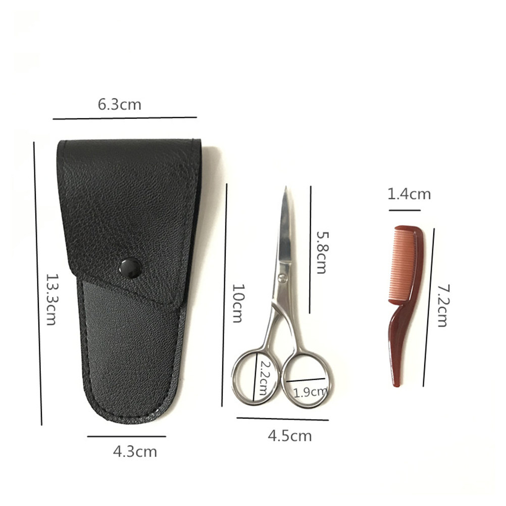 1 Set Ergonomische RVS Baardsc - Mens Grooming Barber recensie en prijs