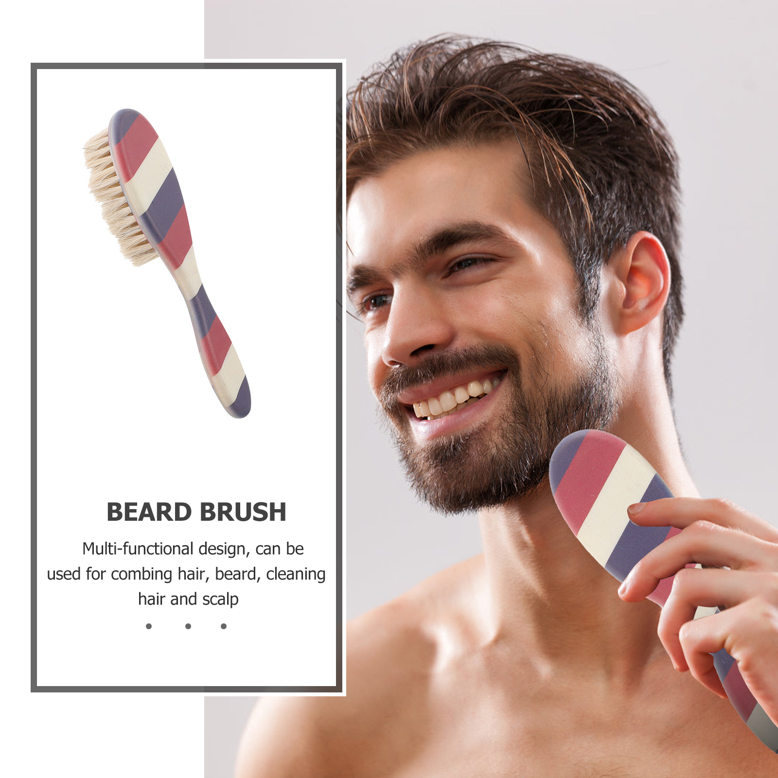 Professionele salon baardborst - Mens Grooming Barber recensie en prijs