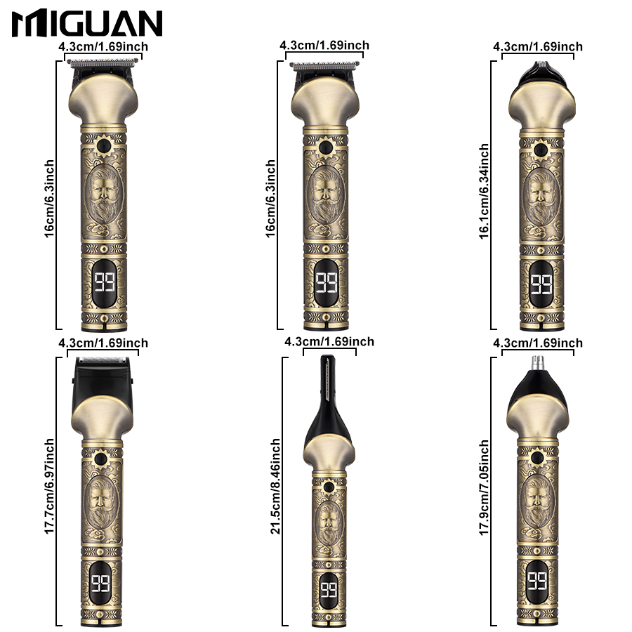 Haarklippers en 6-in-1 baardtr - Mens Grooming Barber recensie en prijs