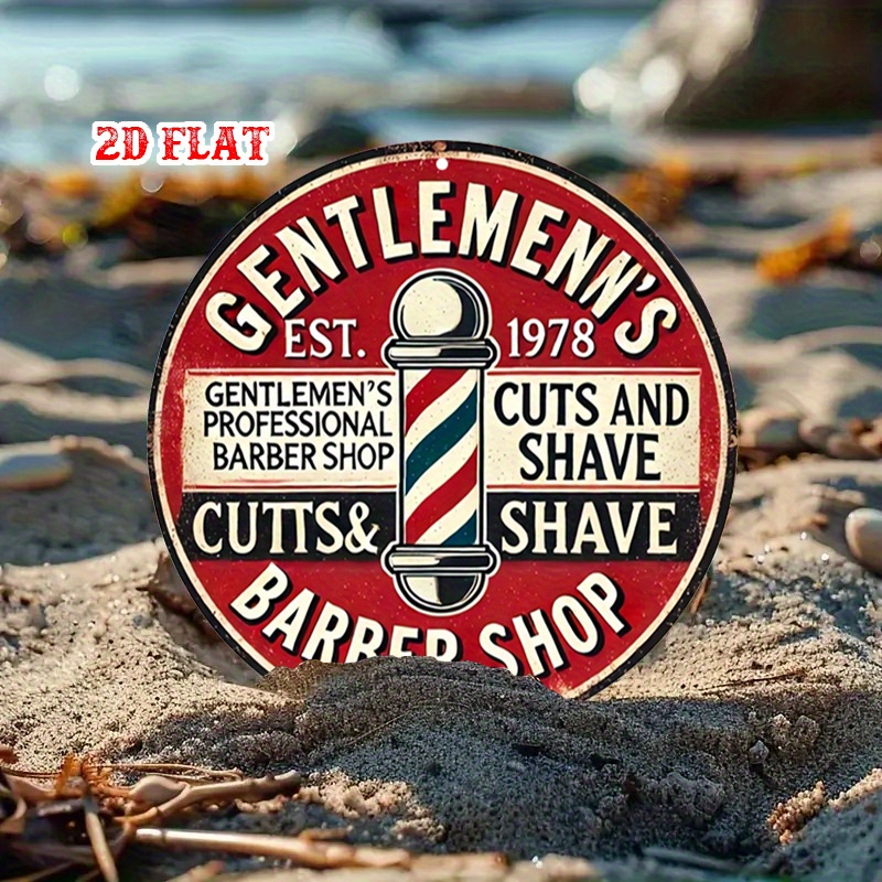 Klassiek kapperszaak 2D plat r - Men'S Grooming Barbershop recensie en prijs