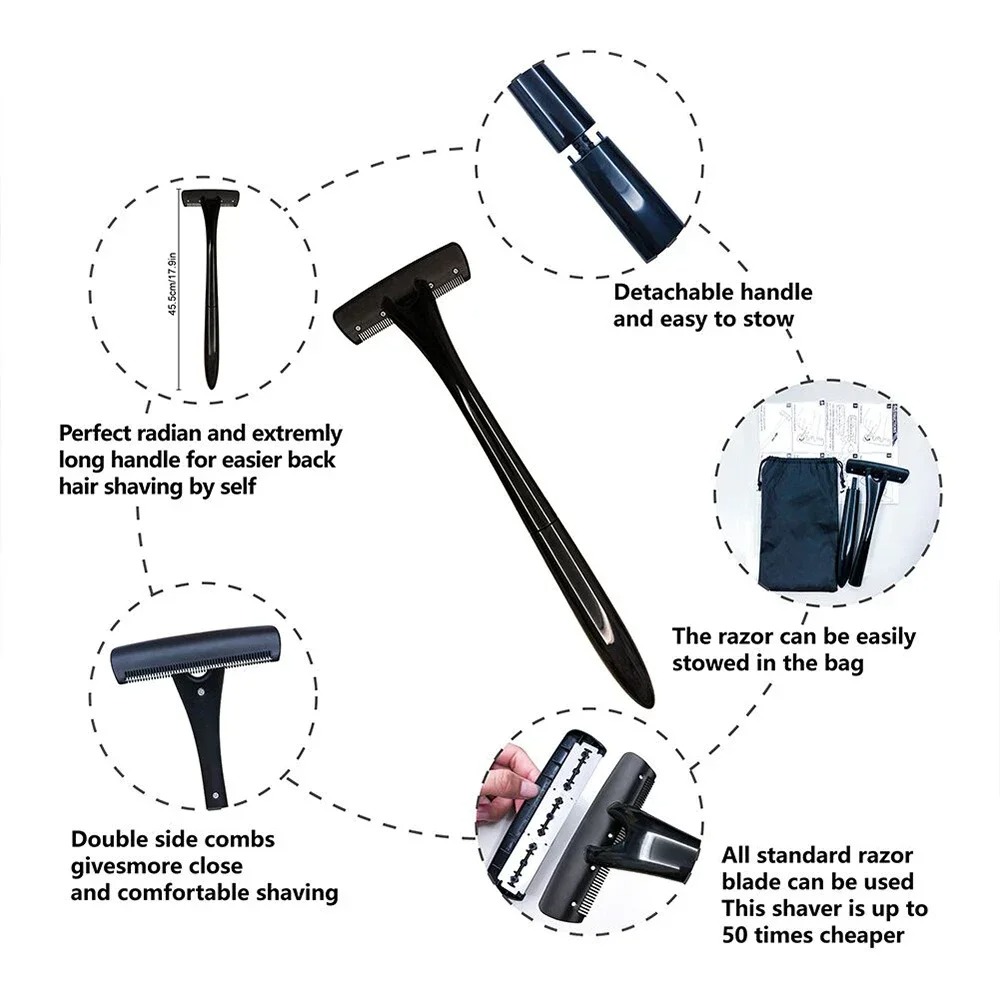 Rugscheerapparaat met lange ha - Men'S Grooming Hair Removal recensie en prijs